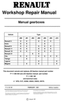 Thumbnail Renault Manual Gearbox Workshop Service & Repair Manual JB0 JB1 JB2 JB3 JB4 JB5 JC5