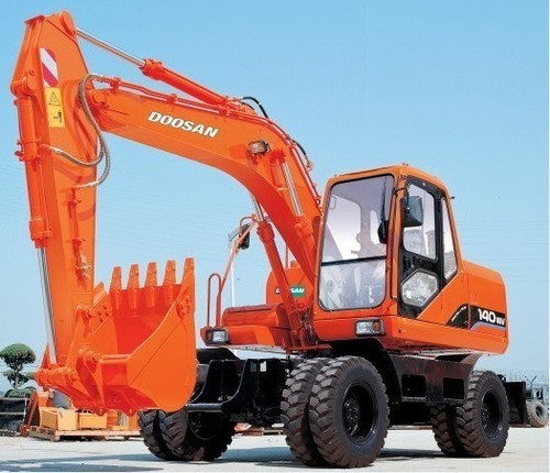 Product picture Daewoo Doosan Solar 140W-V 160W-V Wheel Excavator Operation Owner Service Maintenance Manual