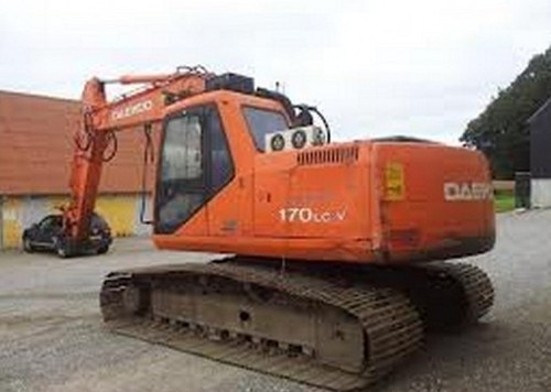 Product picture Daewoo Doosan Solar 170LC-V Excavator Operation Owner Maintenance Service Manual