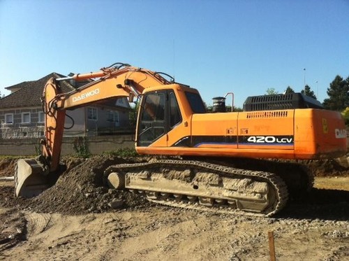 Product picture Daewoo Doosan Solar 420LC-V Excavator Operation Owner Maintenance Service Manual