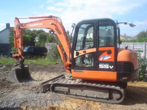 Product picture Daewoo Doosan Solar 55W-V Plus Excavator Operation Owner Maintenance Service Manual