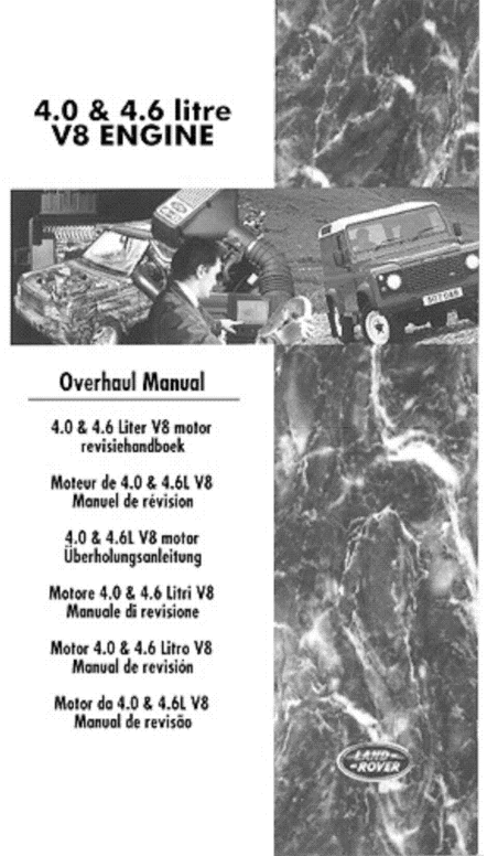 Product picture Range Rover 4.0 & 4.6 Litre V8 Engine Workshop Service & Repair Manual